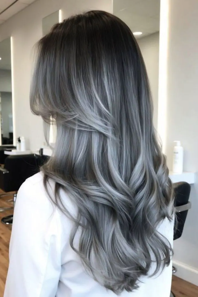 7. Platinum Drift Balayage