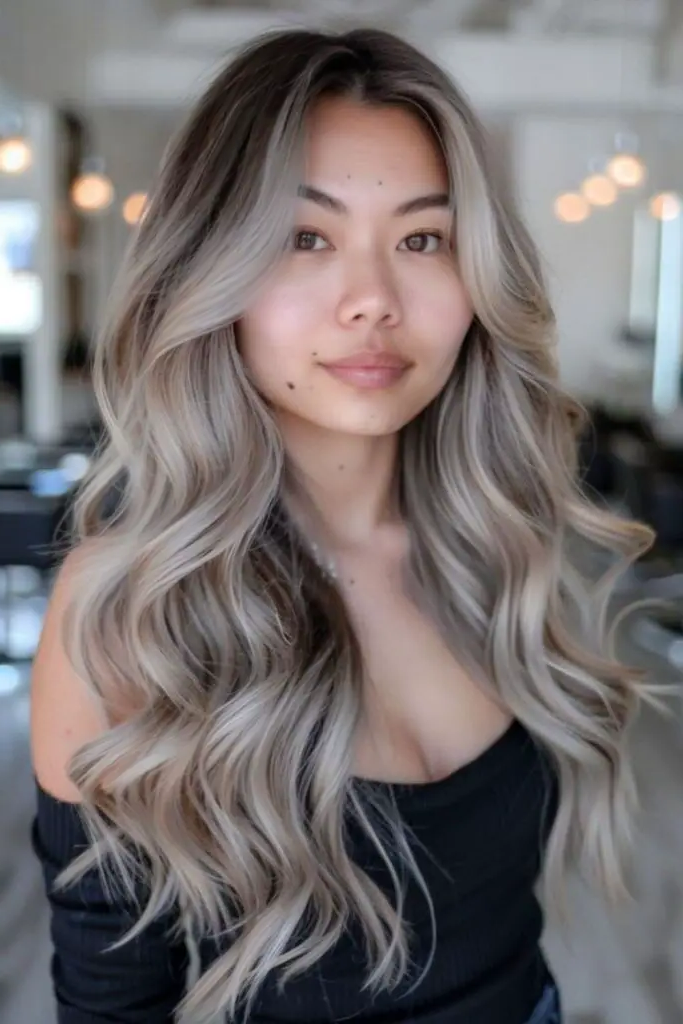 29 Grey Blonde Hair Ashy Highlights 9 7. Shadowed Ice Contour