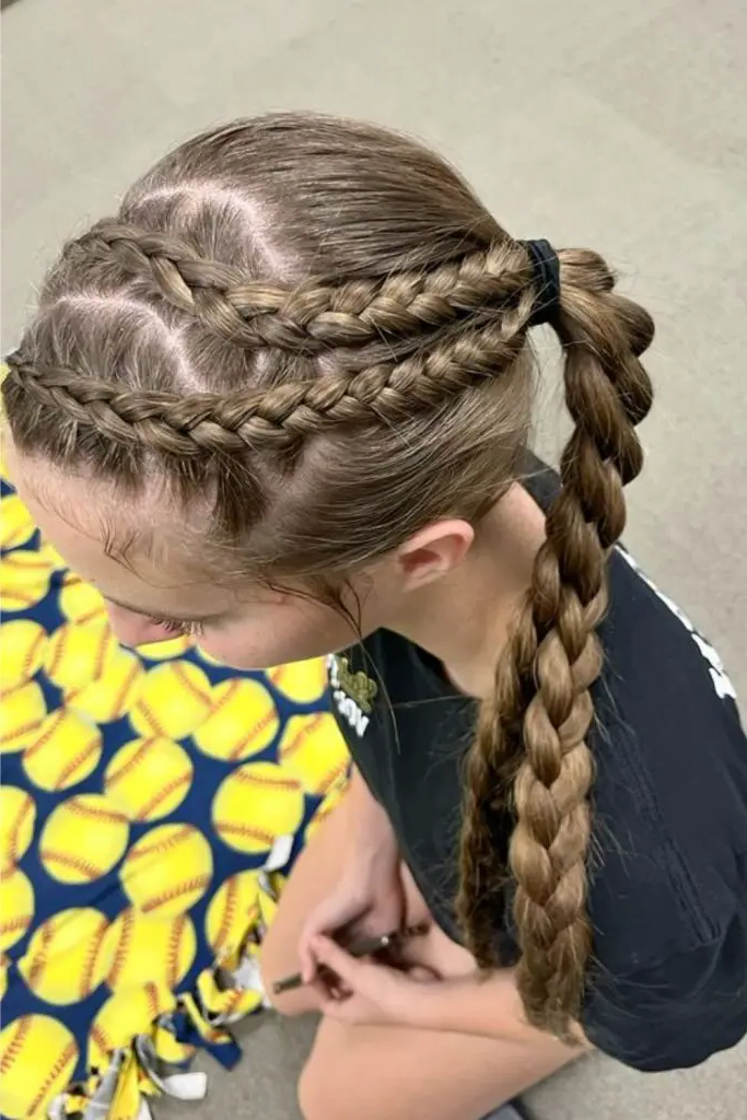 29 Gorgeous Soccer Hairstyles 9 7. Side-Swept Elegance Edge