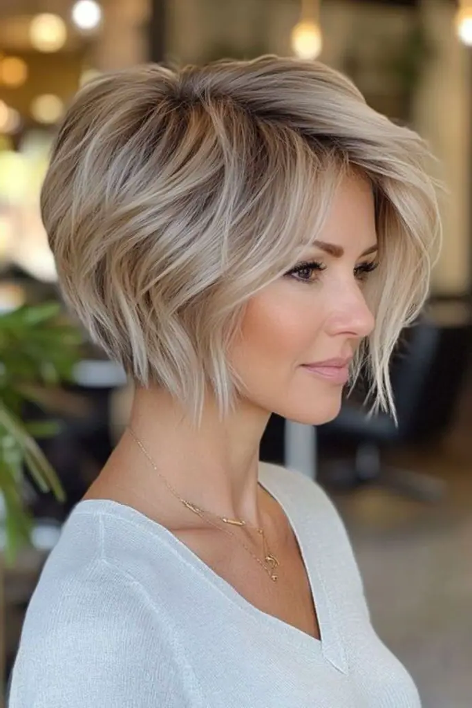 29 Awesome Angled Bob Hairstyles 9 7. Stormwave Bob