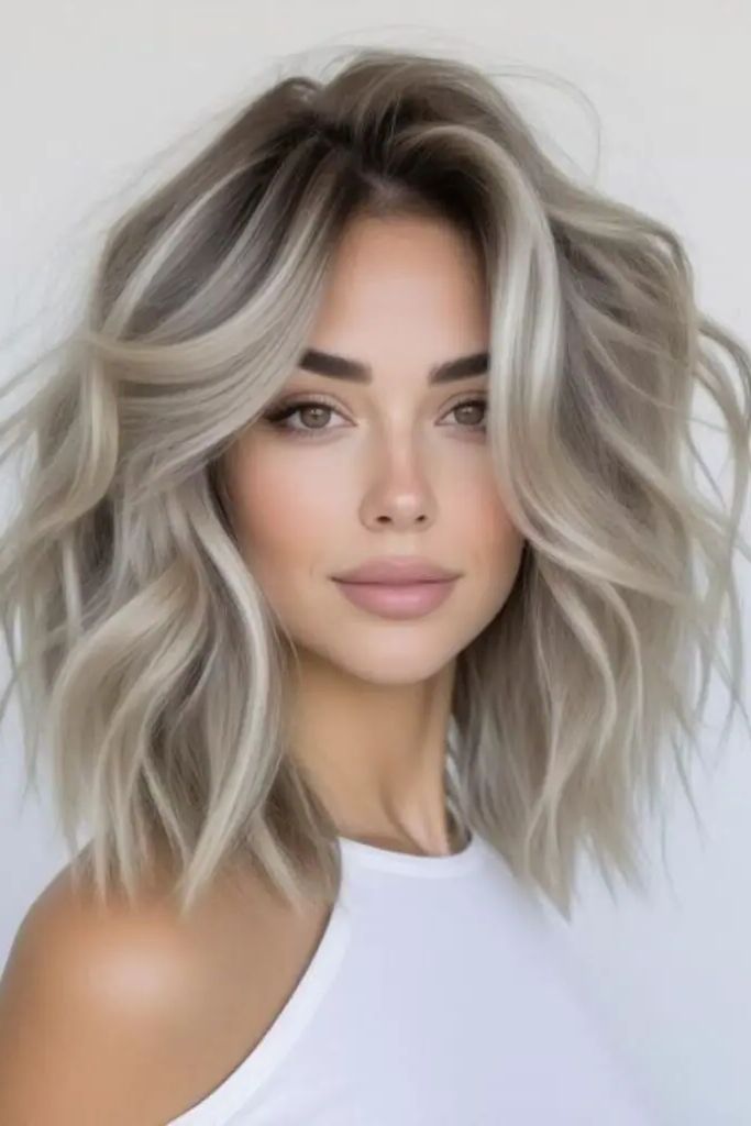 8. Glacial Blonde Waves