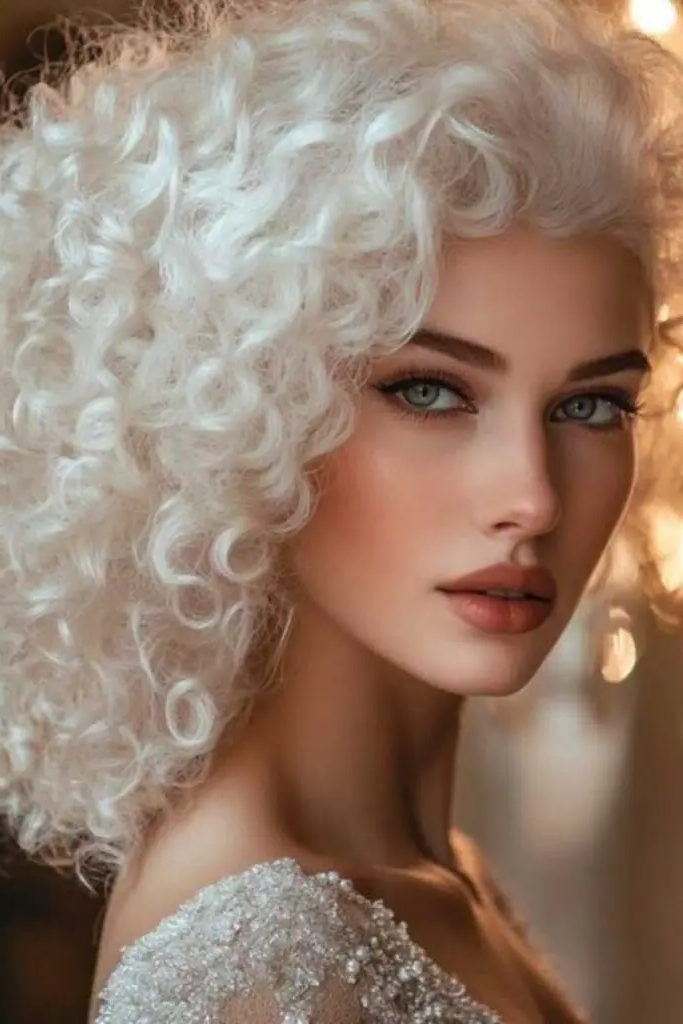 27 Best Crochet Hair Ideas 10 8. Platinum Ice Queen