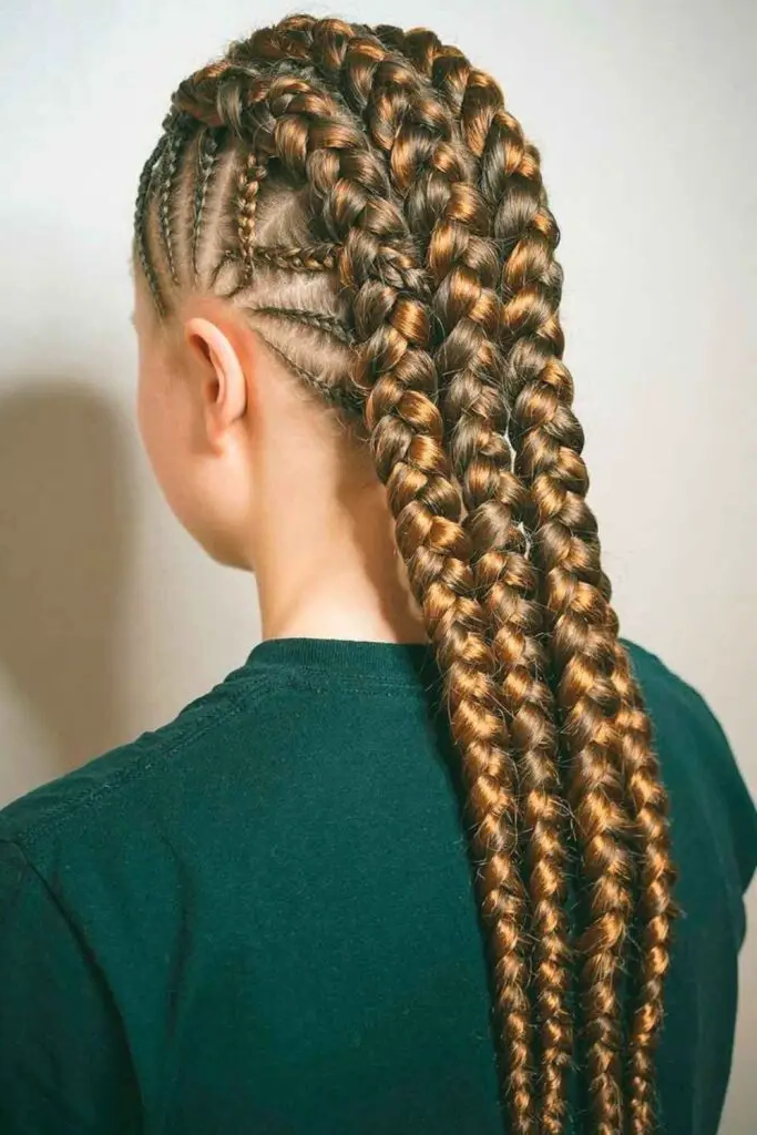 29 Big Twist Braids Hairstyles 10 8. Twisted Mohawk