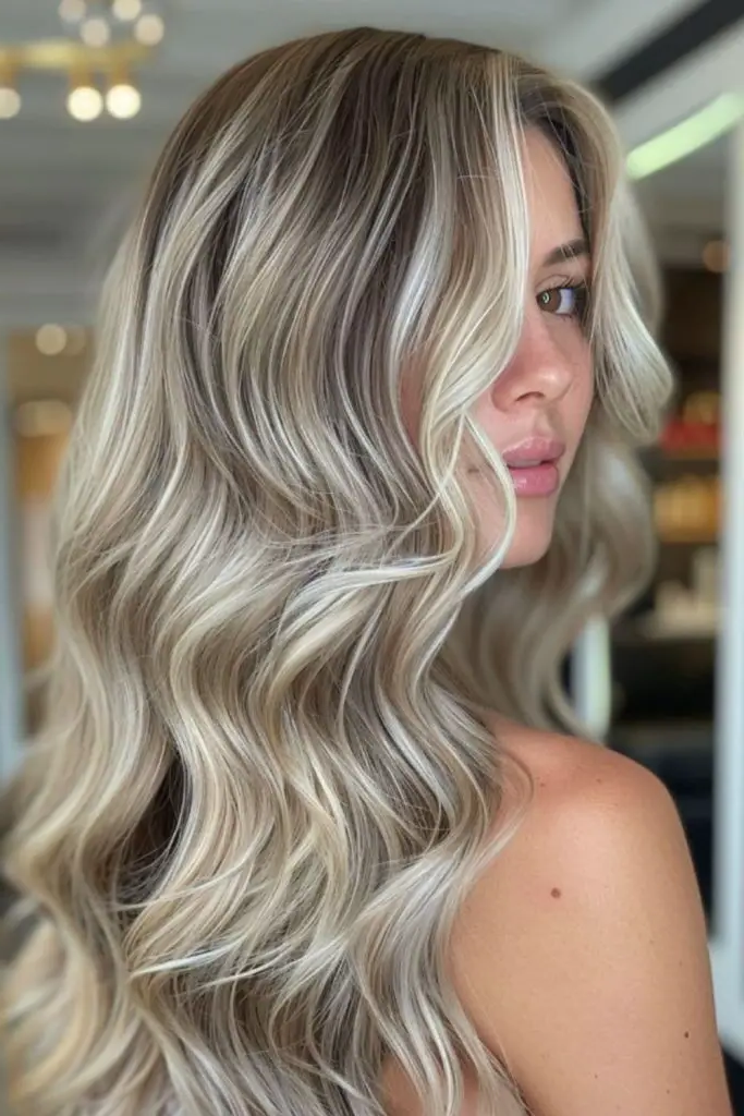 29 Grey Blonde Hair Ashy Highlights 11 9. Chilled Honey Tresses