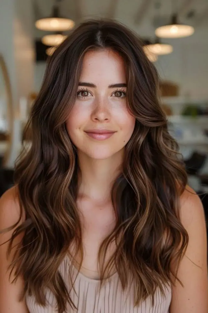 29 Best Rich Dark Chocolate Brown Hair Ideas 11 9. Cinnamon-Spiced Ends