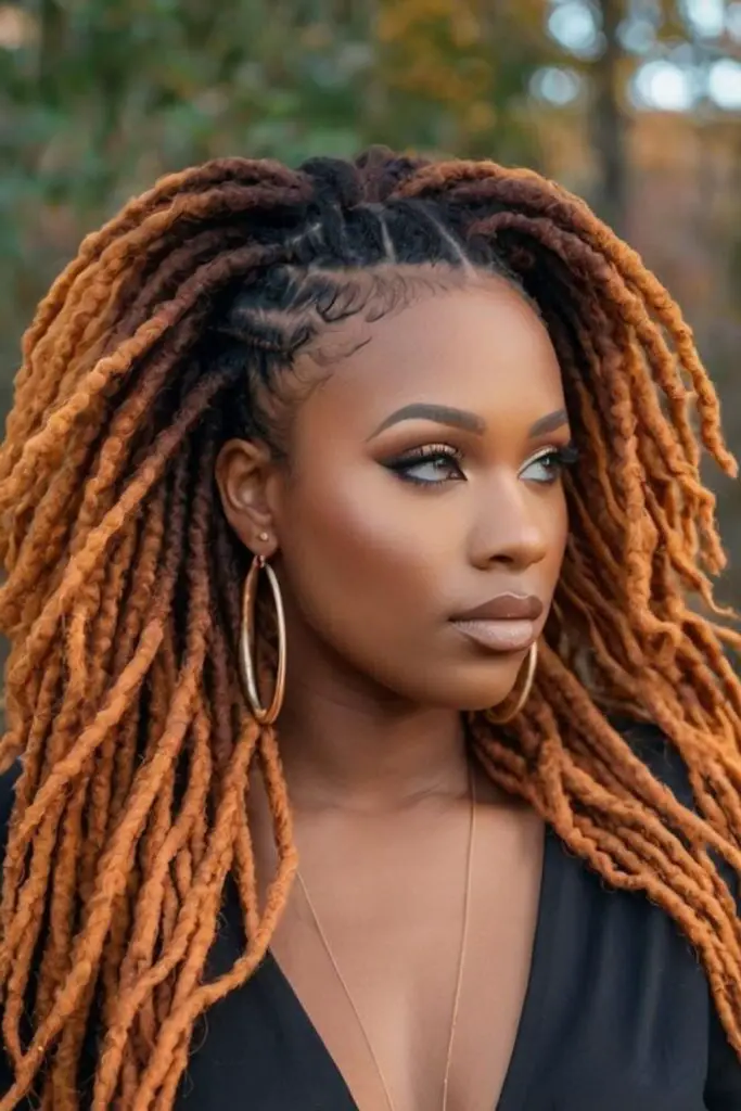 28 Best Lace Frontal Hairstyles 11 9. Goddess Locs