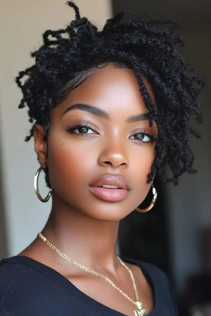 28 Best Dreads Short Hair Styles 11 9. Half-Moon Fade Fierce