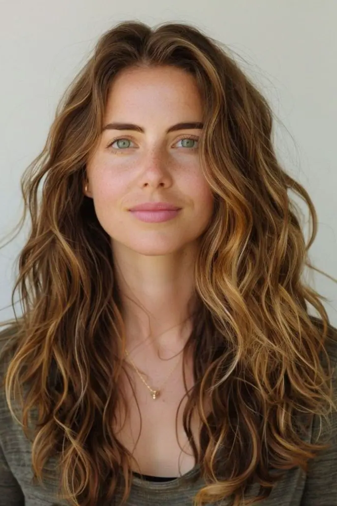 28 Best Haircuts for Thin Fine Hair Long 11 9. Long Beachy Waves with Textured Ends