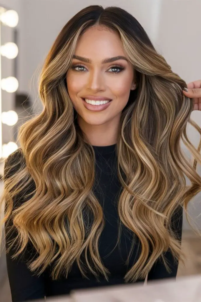 28 Best Spring Hair Color Trends 2025 11 9. Maple Sugar Glint