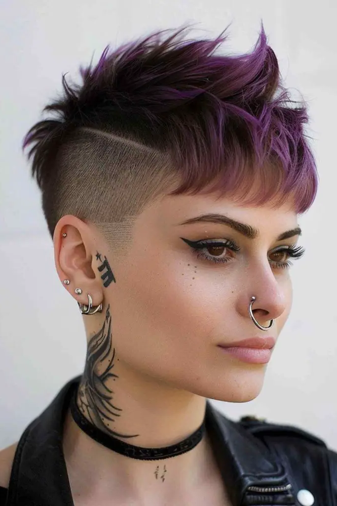 27 Trendy low cut hairstyles 11 9. Mohawk Revival Glory