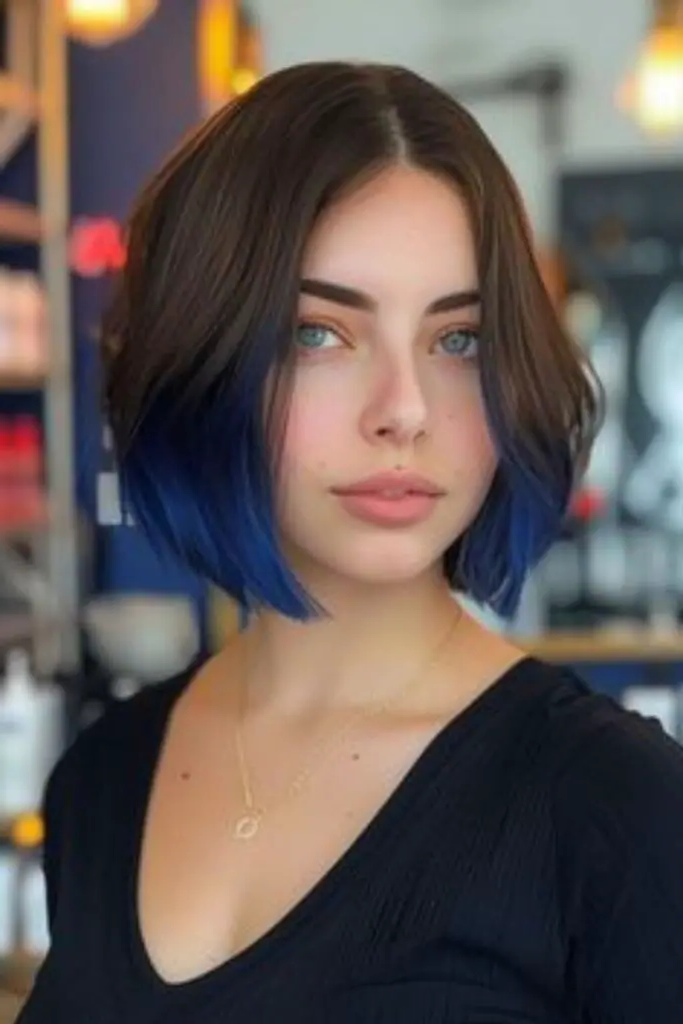 29 Awesome Angled Bob Hairstyles 11 9. Sapphire Edge Bob