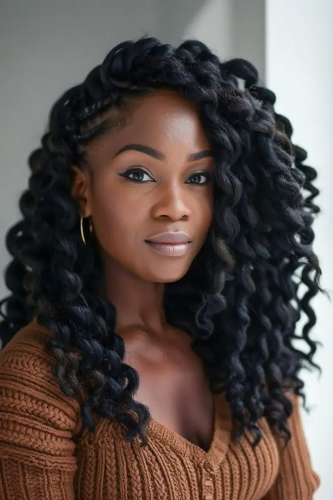 29 Brilliant Brazilian Wool Hairstyles 11 9. Shiny Loose Waves