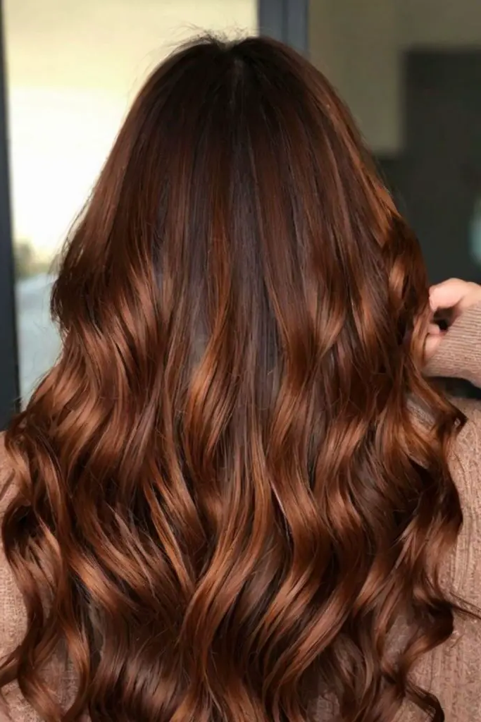 29 Stunning Summer Hair Color for Brunettes 11 9. Smoked Cocoa Waves