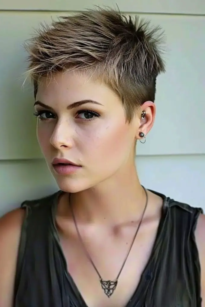 9. Spiky and Bold: The Spiked Pixie