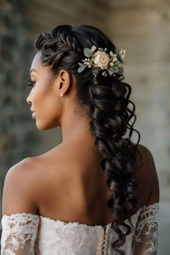 28 Stunning Bridal Locs Hairstyles 11 9. Twisted Vine Grace