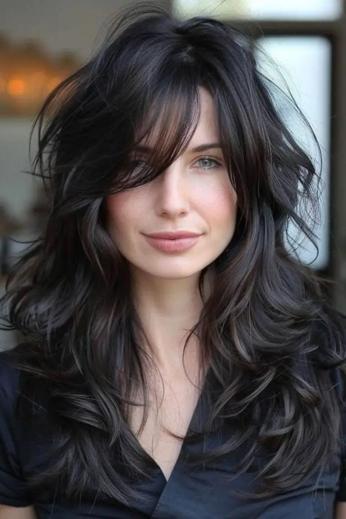 27 Shag Cut Straight Hair Ideas 11 9. Velvet Chaos