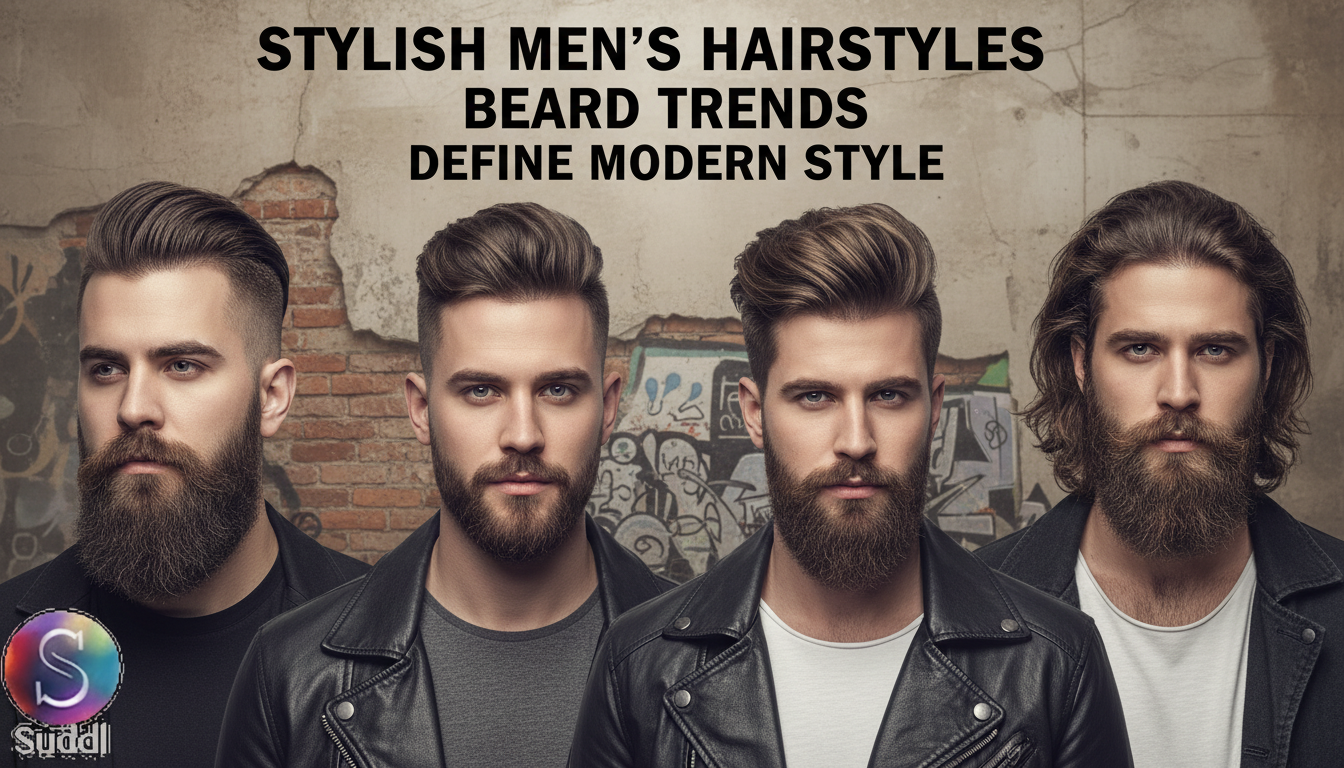 Stylish Men’s Hairstyles and Beard Trends That Define Modern Style 1 Whisk 5e293931e3f304486654eac058394b31dr