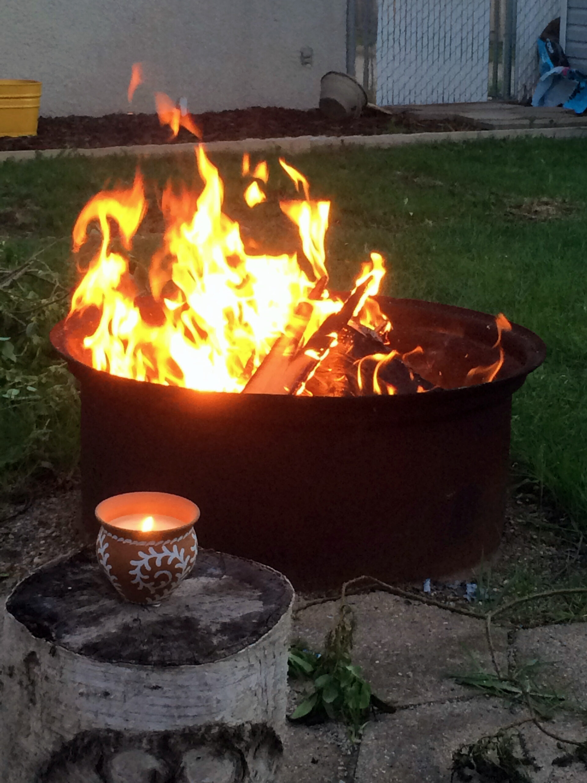 7 Fall Garden Ideas That Actually Last 6 Backyard fire pit surrounded by seating