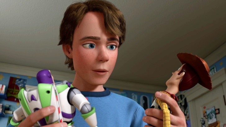 andy toy story 1 and 4