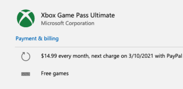 how do i cancel a xbox game pass subscription