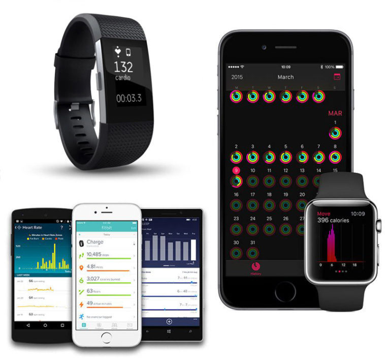 does fitbit app work on apple watch