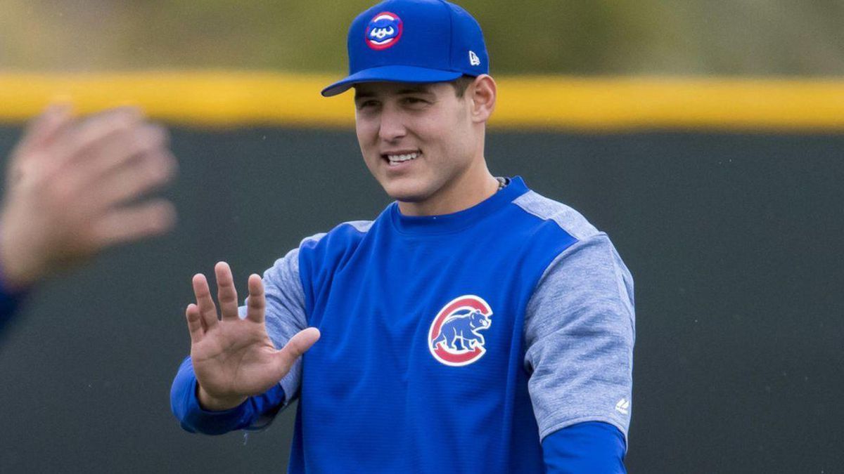 Anthony Rizzo's Blonde Hair Takes Over Twitter - wide 8